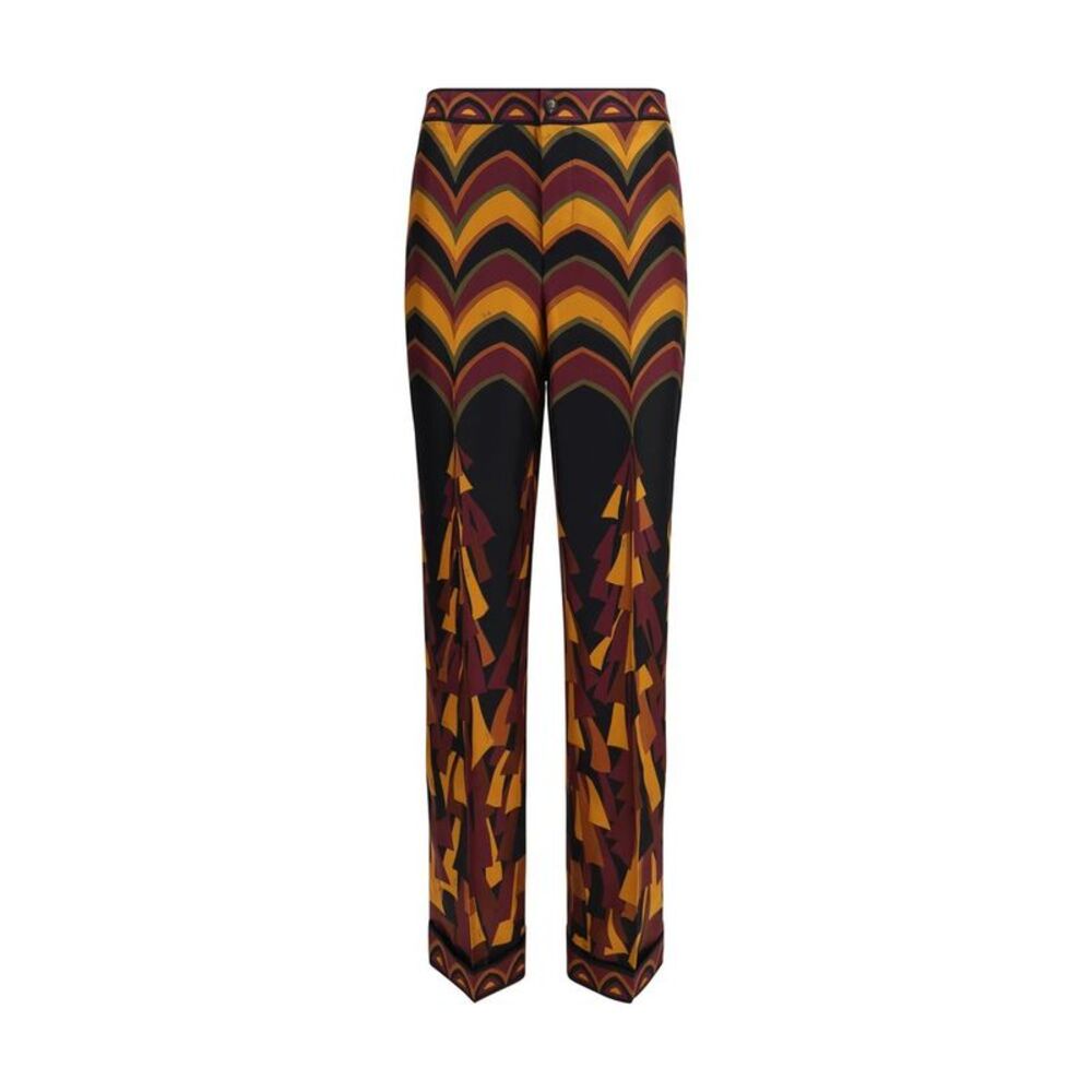 Emilio Pucci Multicolor Silk Casual Women's Pants